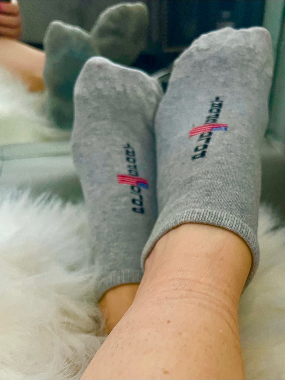 Polo Sport Gray Athletic Socks 🤍 Personal Pair | One Pair Only